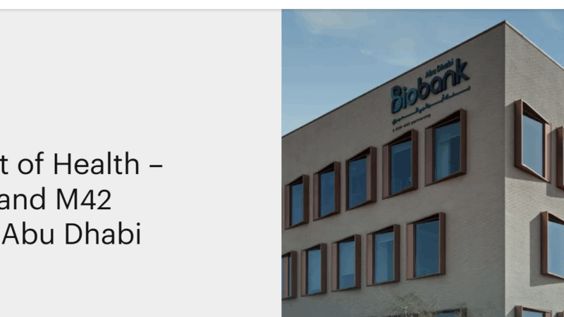 Abu Dhabi Biobank Launched by Department of Health and M42: What It Means for Healthcare in the UAE