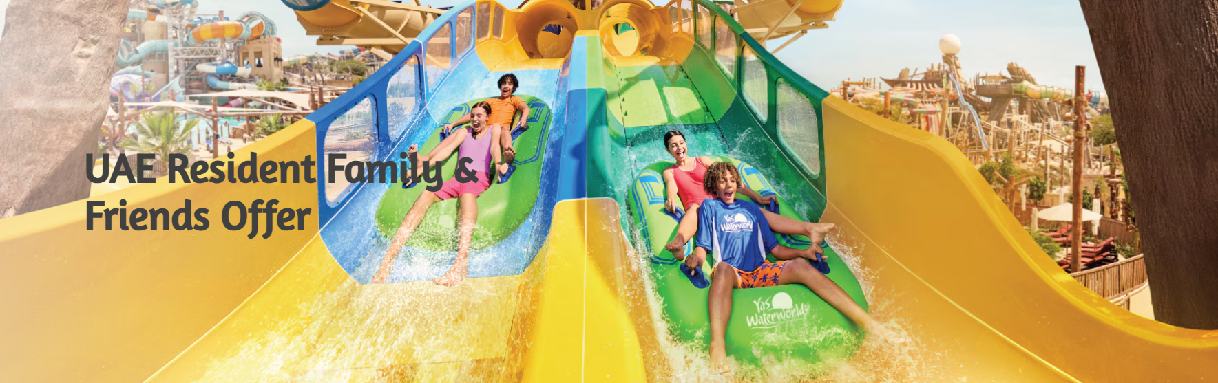 Yas Waterworld Abu Dhabi Sets New Guinness World Record with 55 Waterslides