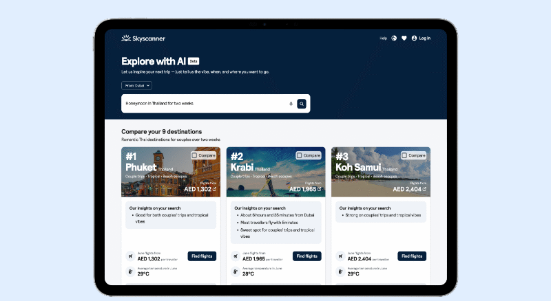 Skyscanner Introduces New AI Travel Tools to Make Trip Planning Smarter