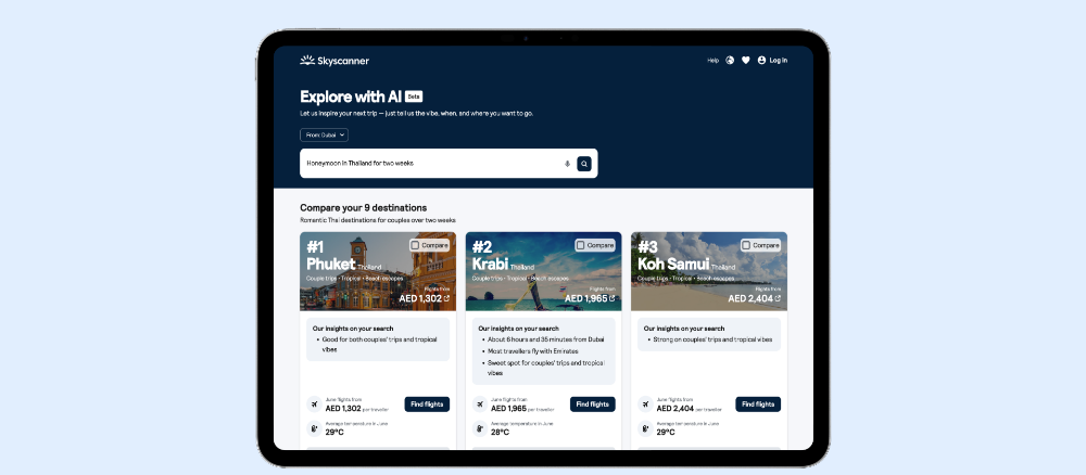 Skyscanner Introduces New AI Travel Tools to Make Trip Planning Smarter