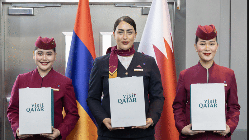 Qatar Welcomes First Leisure Charter Flight from Armenia, Strengthening Inbound Tourism