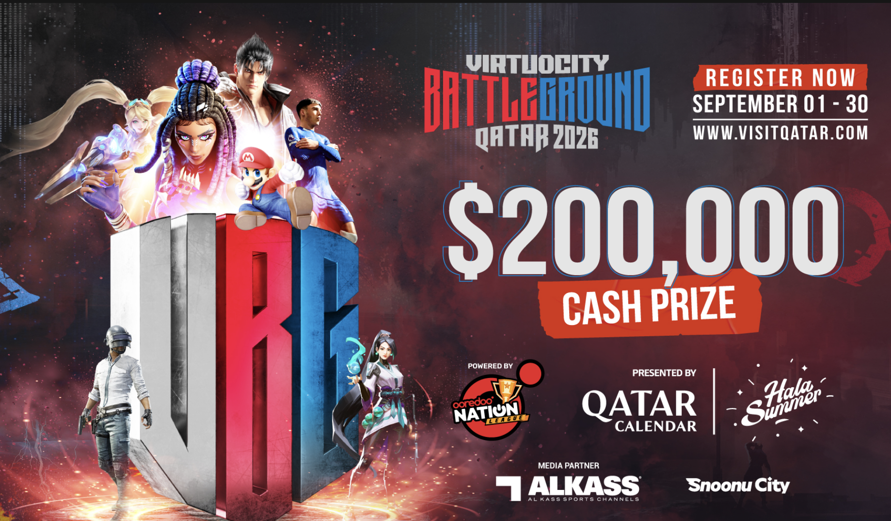 Virtuocity Battle Ground Qatar 2026 Returns with USD 200,000 Esports Prize Pool