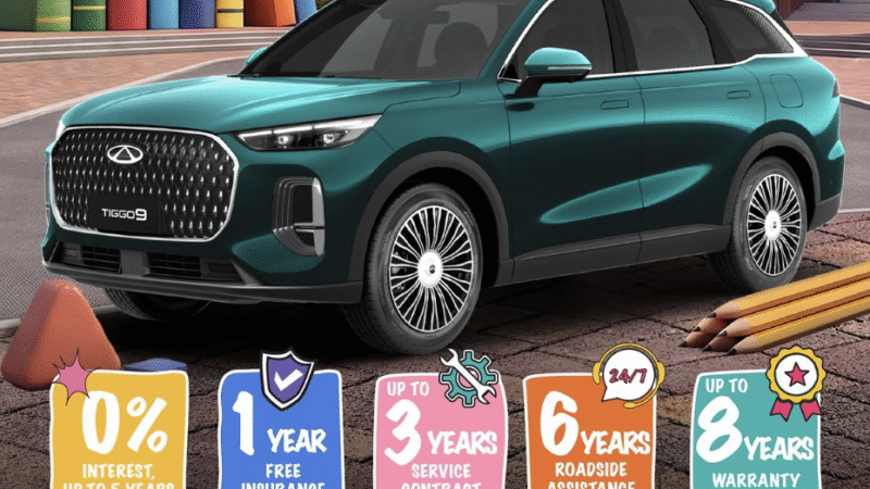 Chery UAE Launches Back-to-School Car Offers with 0% Interest and Added Ownership Benefits