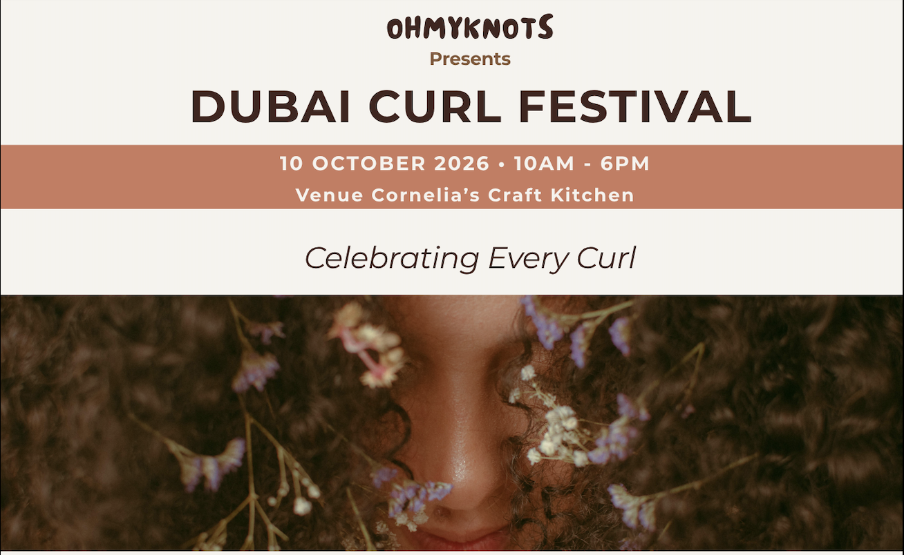 Dubai Curl Festival Launches This October as the UAE and GCC’s First Family Curly-Hair Festival