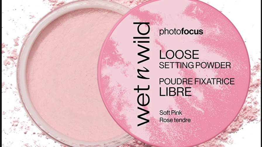Photo Focus Loose Setting Powder in Soft Pink