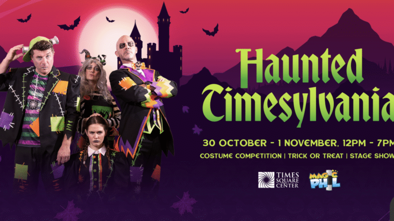Free Halloween Events in Dubai 2026: Magic Phil’s Haunted Timesylvania at Times Square Center